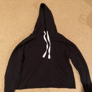 Tilly's Black Cropped Hoodie